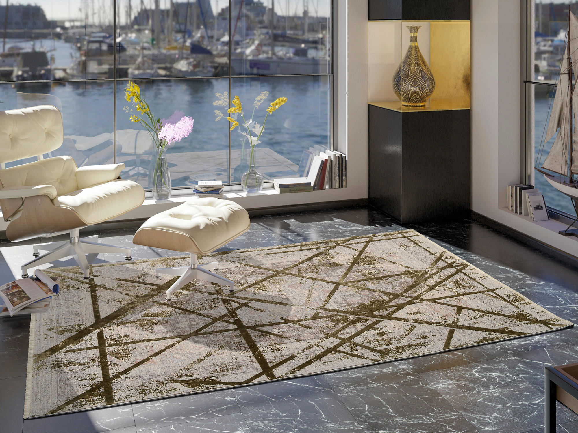 WEBTEPPICH 200/290 cm Arizona Grün  - Grün, Design, Textil (200/290cm) - Musterring