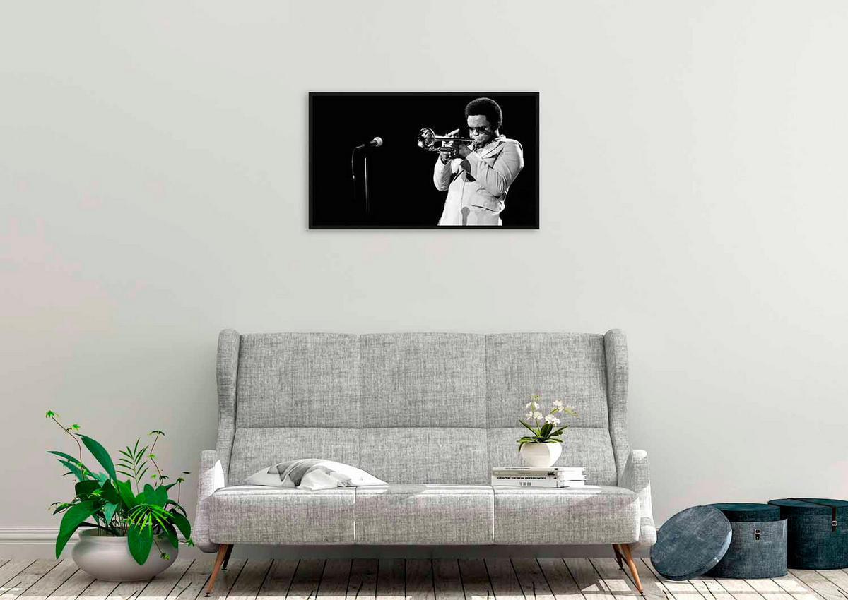 BILD Musik  - Schwarz, Design, Holz/Kunststoff (118/70cm)