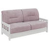 SCHLAFSOFA Mikrofaser Rosa, Weiß  - Weiß/Rosa, LIFESTYLE, Textil (154/88/90cm) - Livetastic