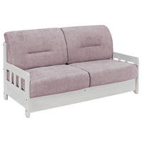 SCHLAFSOFA Mikrofaser Rosa, Weiß  - Weiß/Rosa, LIFESTYLE, Textil (154/88/90cm) - Livetastic