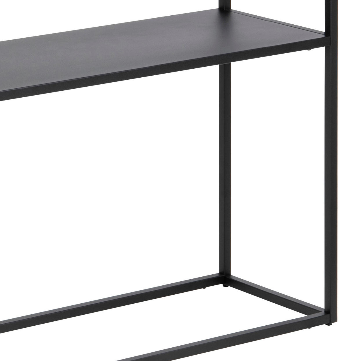 KONSOLENTISCH in Metall   - Schwarz, Trend, Metall (79,5/80,5/26cm) - MID.YOU