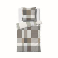 BETTWÄSCHE Aspen Biber 155/220 cm  - Braun, Basics, Textil (155/220cm) - Fleuresse