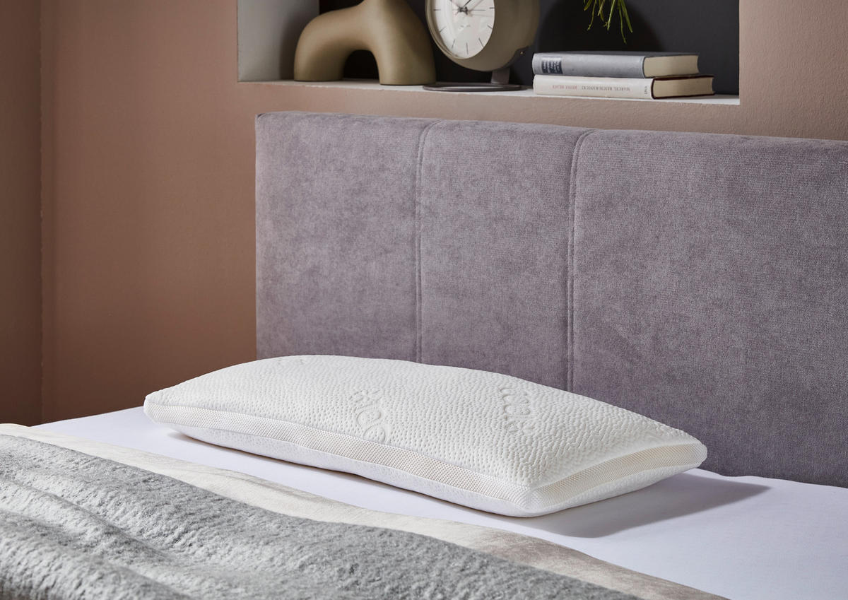 KOPFPOLSTER   - Weiß, Basics, Textil (80/12/40cm) - Boxxx