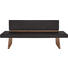 SITZBANK in Dunkelgrau, Eichefarben - Eichefarben/Dunkelgrau, KONVENTIONELL, Leder/Holz (230/88/58,7cm) - Voglauer SITZBANK in Dunkelgrau, Eichefarben - Eichefarben/Dunkelgrau, KONVENTIONELL, Leder/Holz (230/88/58,7cm) - Voglauer