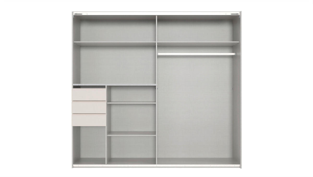 SCHIEBETÜRENSCHRANK 225/210/64 cm Kaschmir  - Kaschmir, Modern, Holzwerkstoff/Metall (225/210/64cm) - P & B