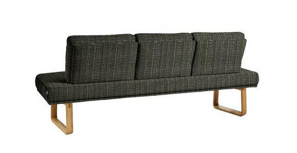 SITZBANK 224/92/78 cm  in Grün, Eichefarben  - Eichefarben/Grün, Design, Holz/Textil (224/92/78cm) - Dieter Knoll