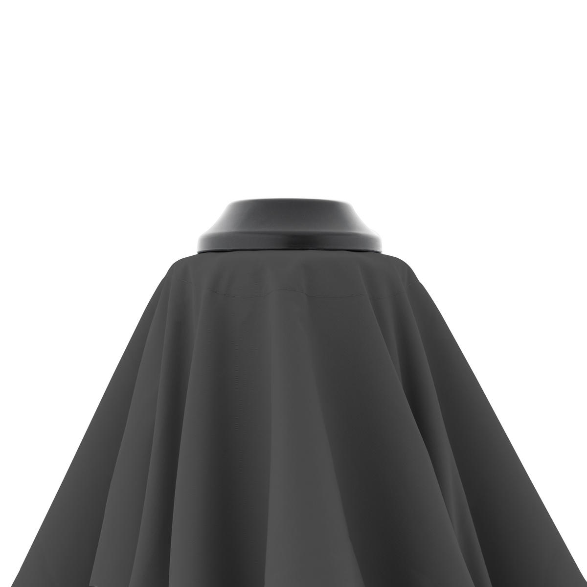 AMPELSCHIRM Anthrazit  - Anthrazit/Schwarz, Basics, Textil/Metall (310/210cm) - Doppler
