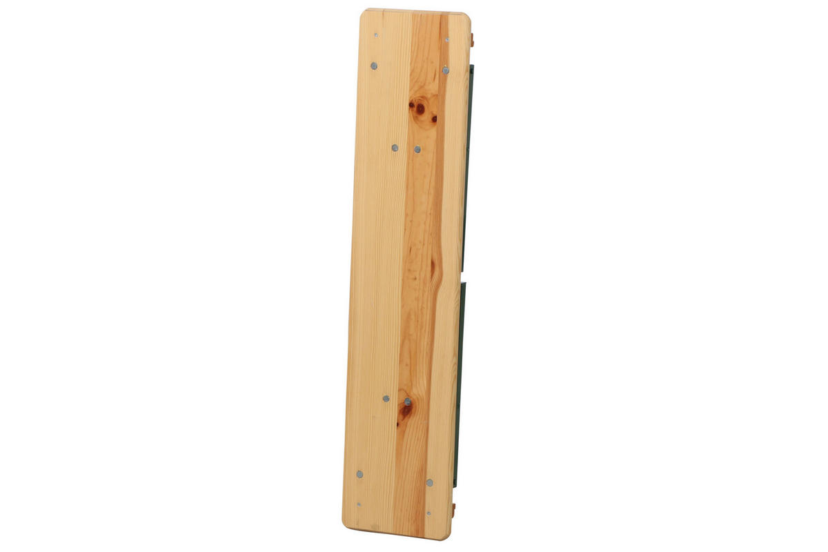 BIERTISCHGARNITUR 3-teilig  - Beige/Grün, Basics, Holz/Metall (50/110cm)