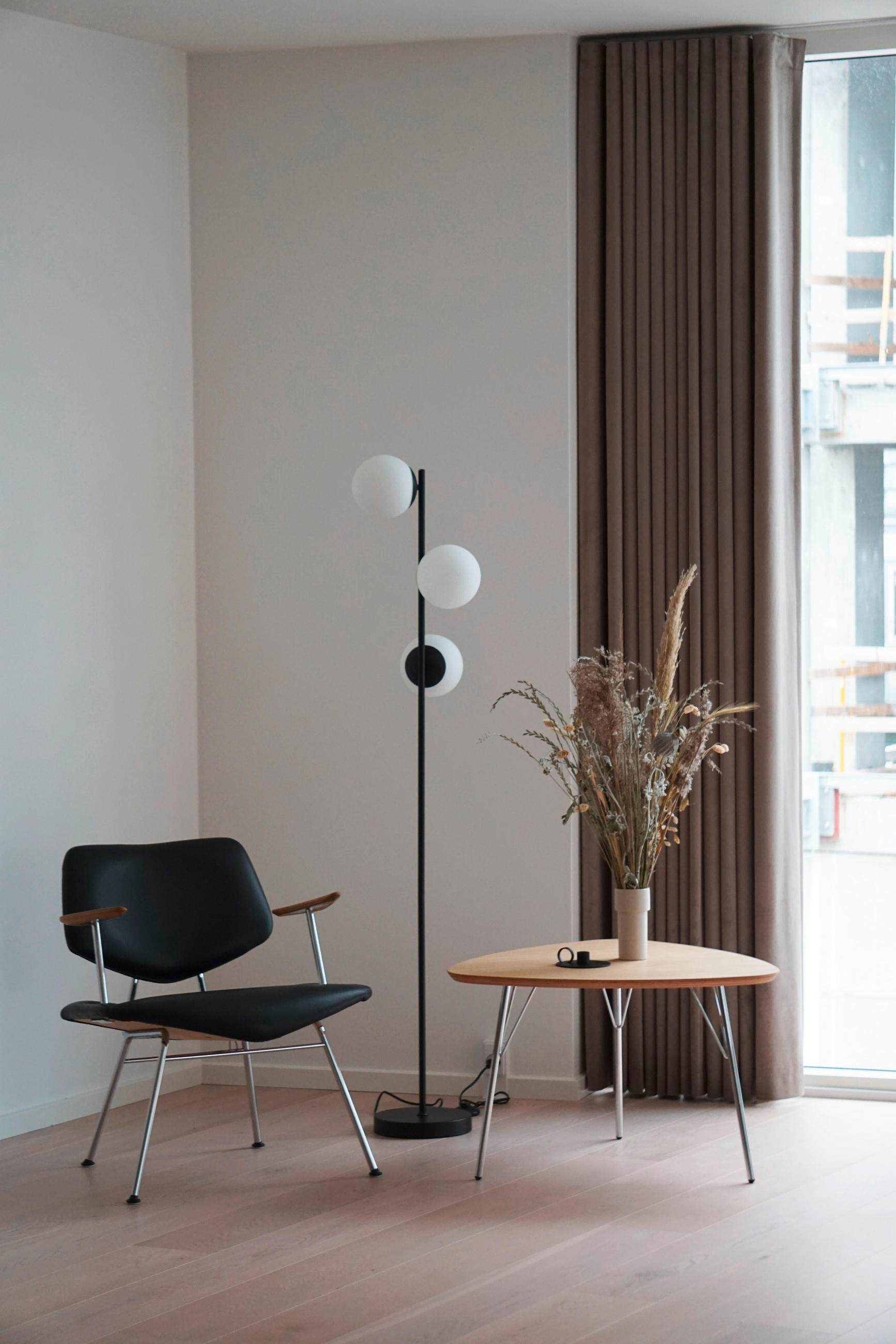STEHLEUCHTE    - Schwarz/Weiß, Design, Glas/Metall (150cm) - Nordlux