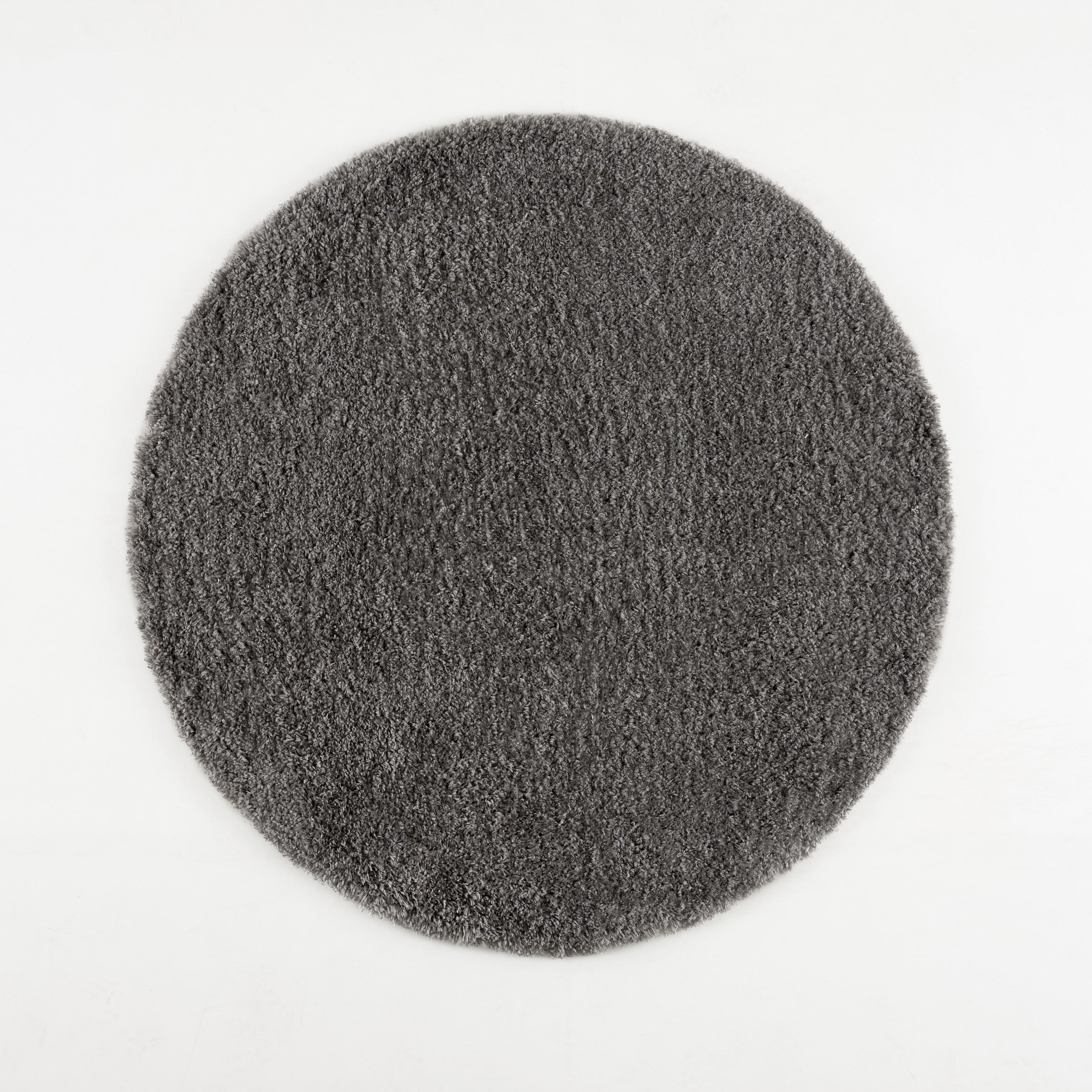 TEPIH VISOKOG FLORA  150/150 cm  tamno siva  Porto  - tamno siva, Konvencionalno, tekstil (150/150cm)