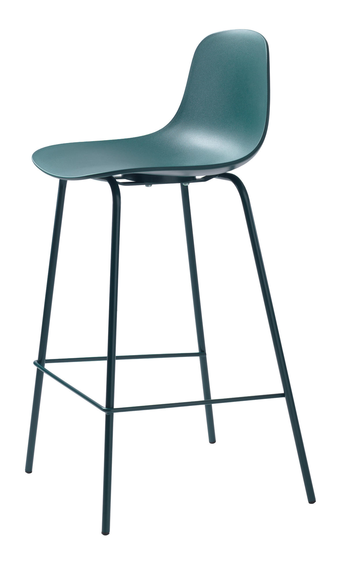 BAROVÁ ŽIDLE, petrolej - petrolej, Design, kov/plast (41/93/48cm) - Boxxx