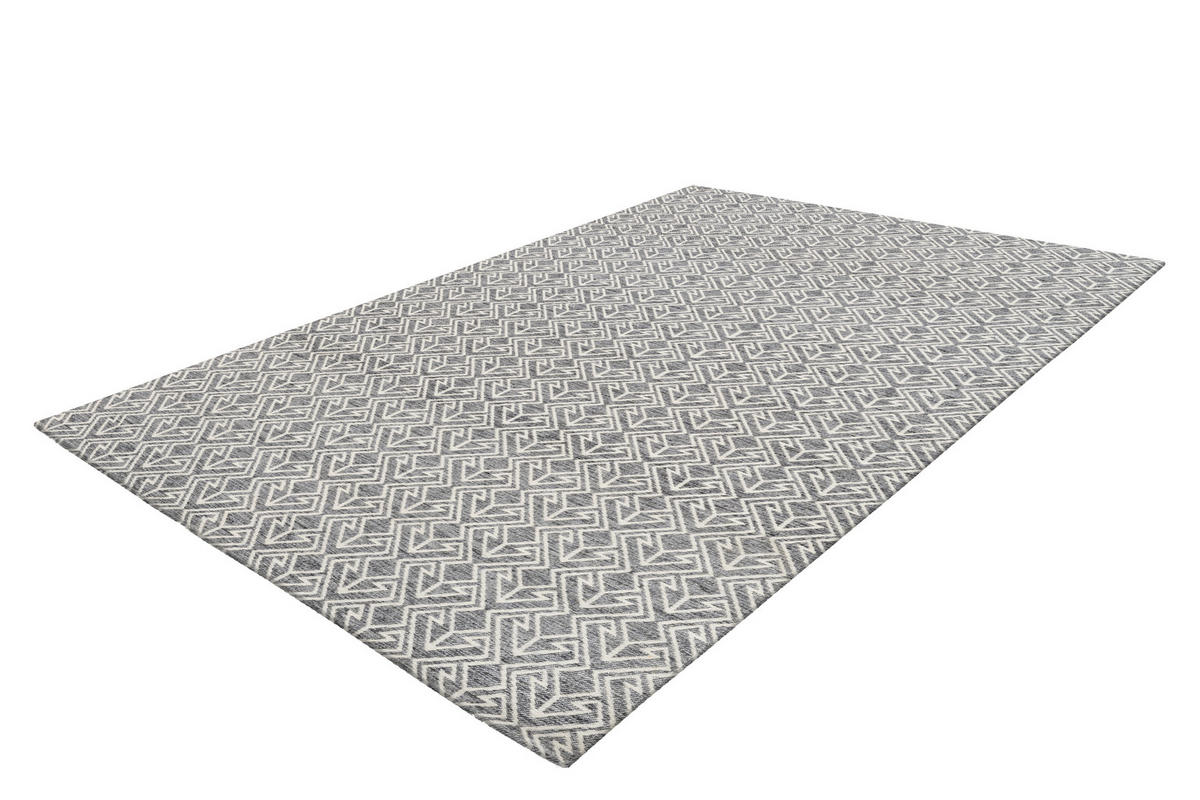 OUTDOORTEPPICH 80/150 cm Yoga Creme, Grau  - Creme/Grau, Trend, Kunststoff/Textil (80/150cm) - Kayoom