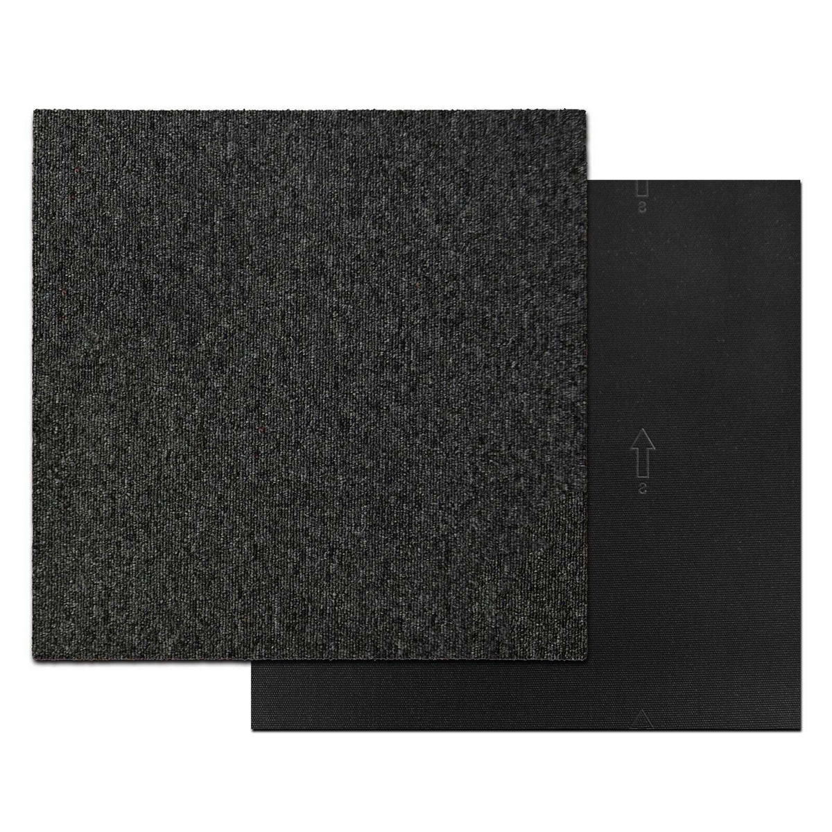 TEPPICHFLIESE - Dunkelgrau, Basics, Kunststoff/Textil (50/50cm) - Esposa