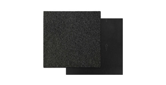TEPPICHFLIESE - Dunkelgrau, Basics, Kunststoff/Textil (50/50cm) - Esposa