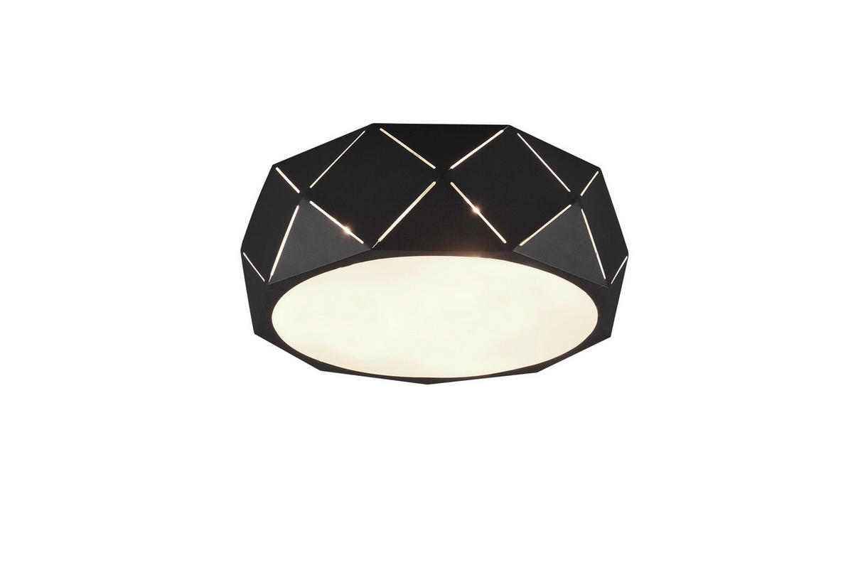 TAKLAMPA Zandor 40/15 cm  - vit/svart, Klassisk, metall/plast (40/15cm)