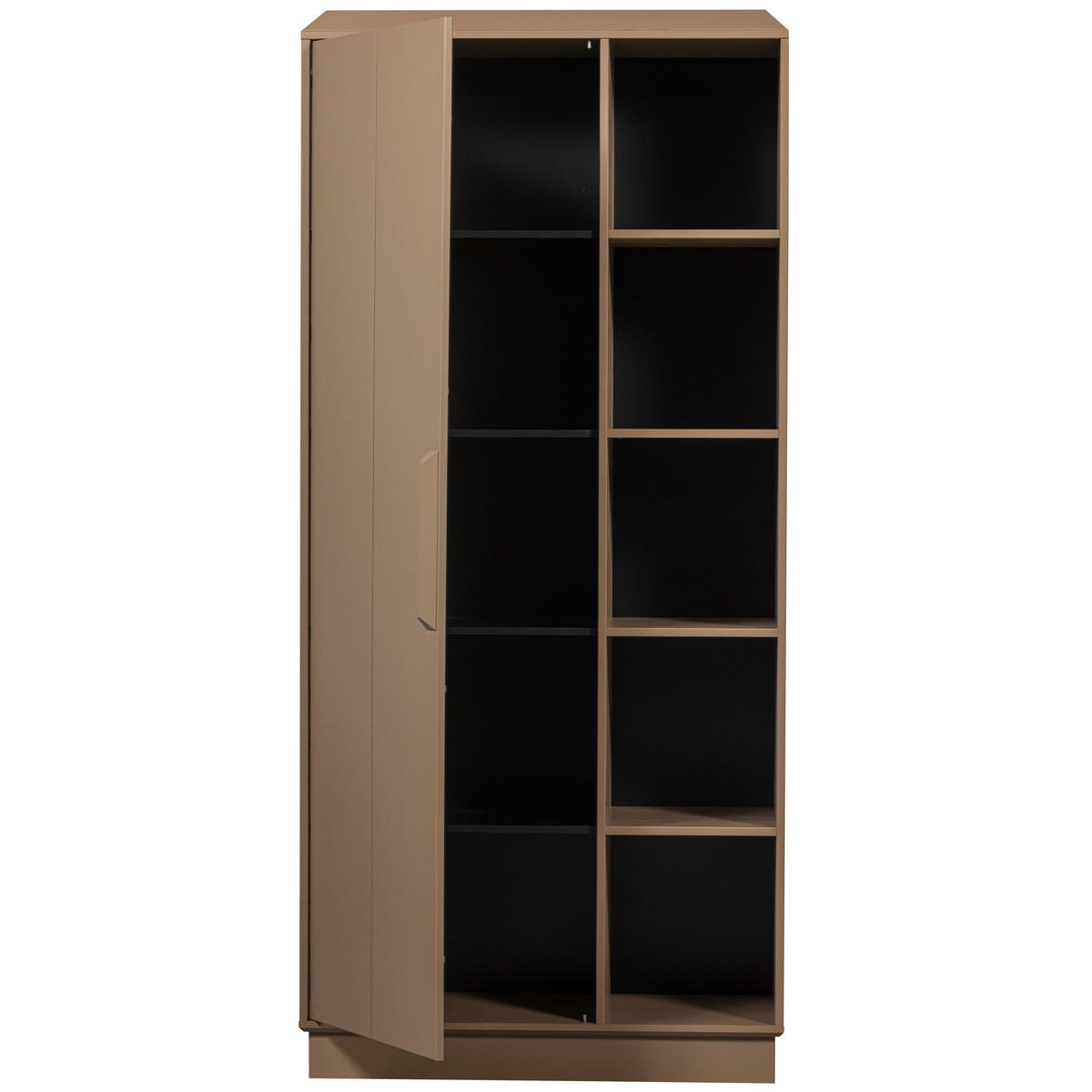 GARDEROBENSCHRANK Lowen  in 100/221/44 cm  - Schlammfarben, Design, Holz/Holzwerkstoff (100/221/44cm) - Livetastic