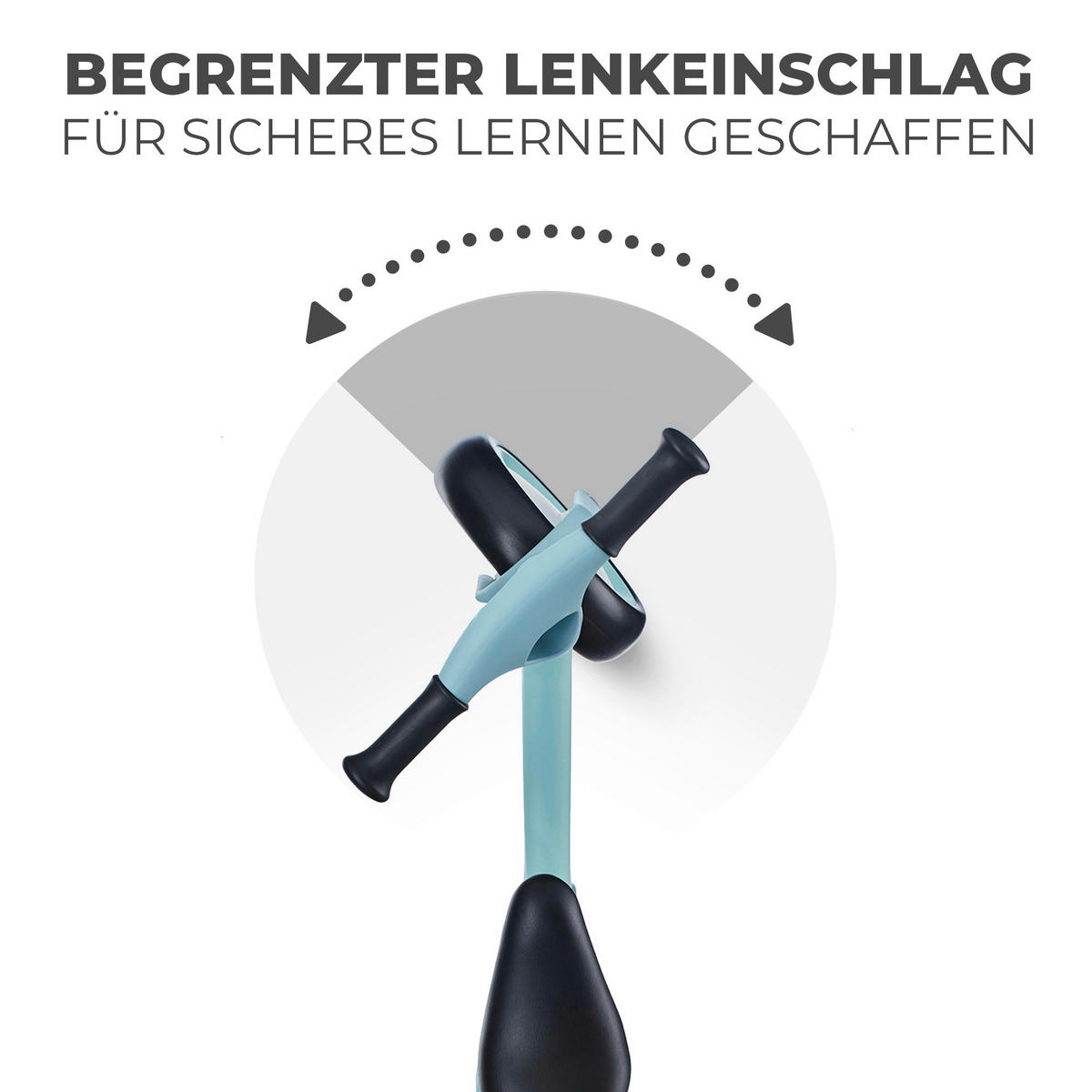 LAUFRAD Tove  - Mintgrün, Basics, Kunststoff (67/45/31.5cm) - Kinderkraft