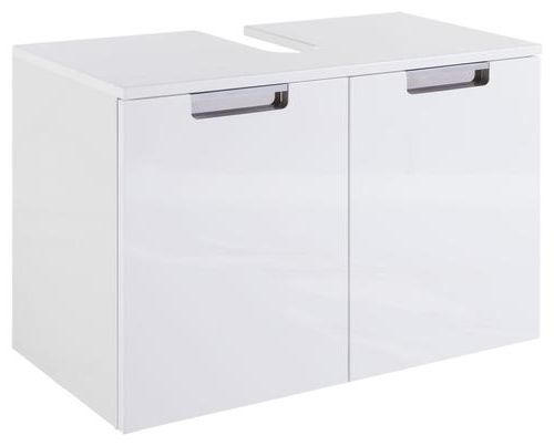 WASCHBECKENUNTERSCHRANK 65,0/46,5/35,0 cm  - Weiß, MODERN, Holzwerkstoff/Metall (65,0/46,5/35,0cm) - MID.YOU