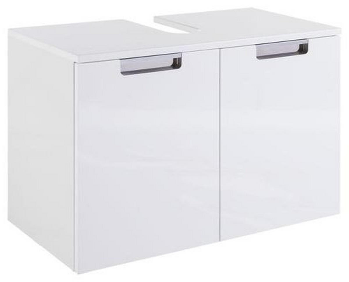 WASCHBECKENUNTERSCHRANK 65,0/46,5/35,0 cm  - Weiß, MODERN, Holzwerkstoff/Metall (65,0/46,5/35,0cm) - MID.YOU