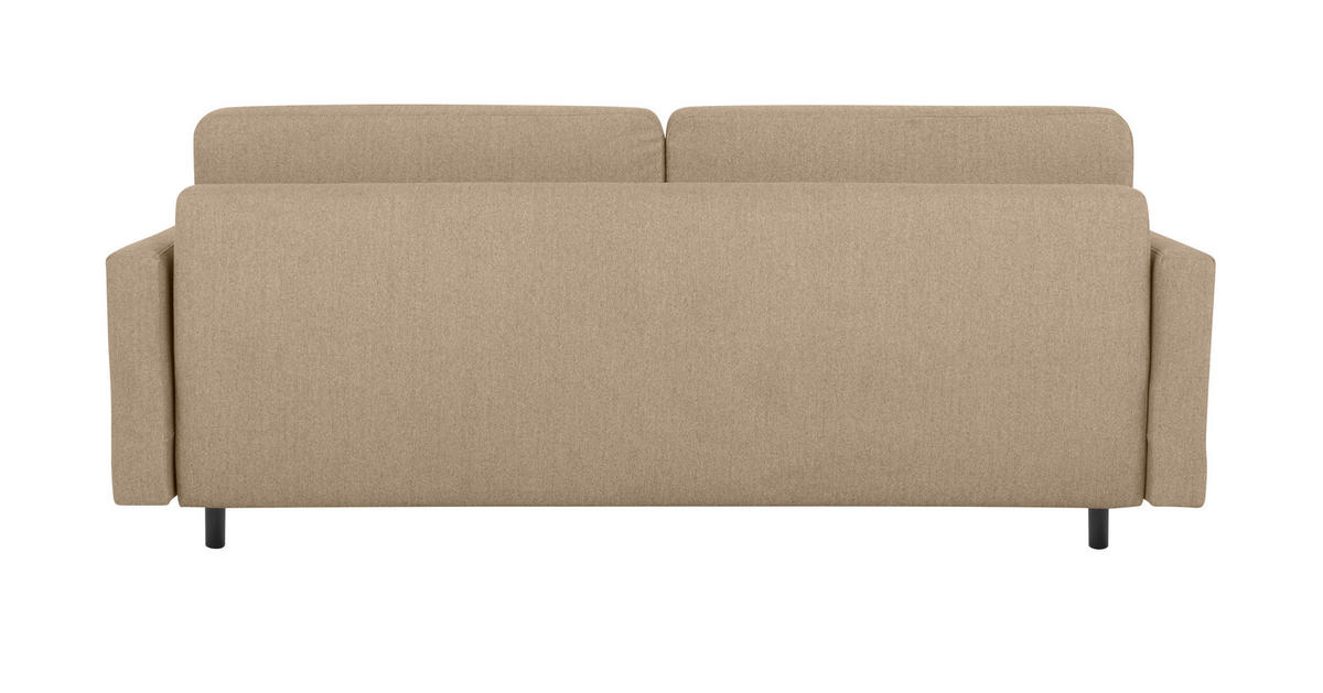 SCHLAFSOFA in Hellbraun  - Hellbraun/Buchefarben, Design, Holz/Textil (222/93/99cm) - MID.YOU