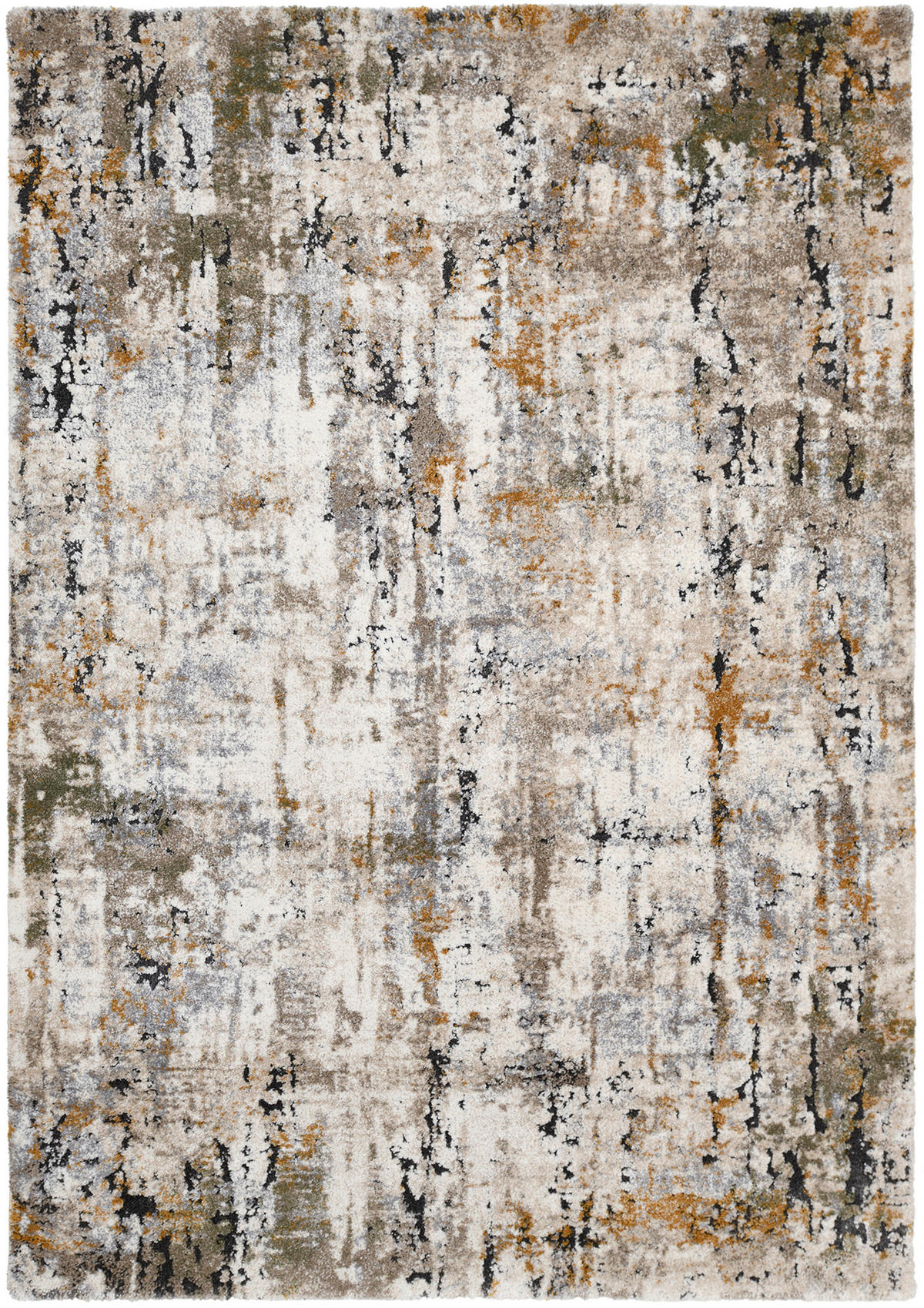 WEBTEPPICH 240/340 cm Moonlit Creme, Grün, Goldfarben  - Goldfarben/Creme, Design, Textil (240/340cm) - Novel