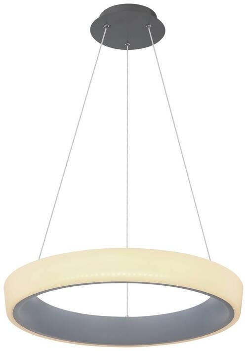 LED-HÄNGELEUCHTE Tabano 50/120 cm   - Anthrazit/Opal, Basics, Kunststoff/Metall (50/120cm) - Globo