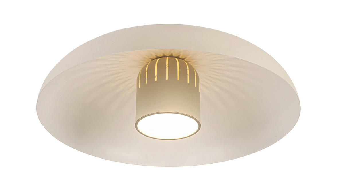 LED-DECKENLEUCHTE Louis 60/21,5 cm   - Grau, Design, Kunststoff/Metall (60/21,5cm) - Dieter Knoll