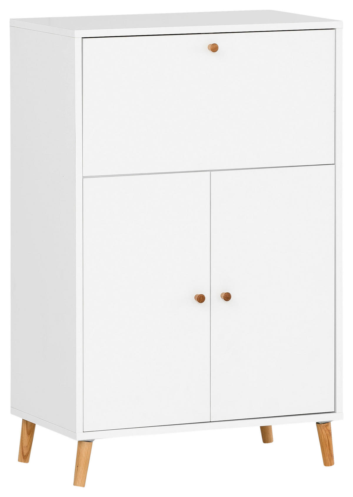 SEKRETÄR  in Weiß  - Weiß, MODERN, Holz/Holzwerkstoff (65,2/101,7/39cm) - MID.YOU