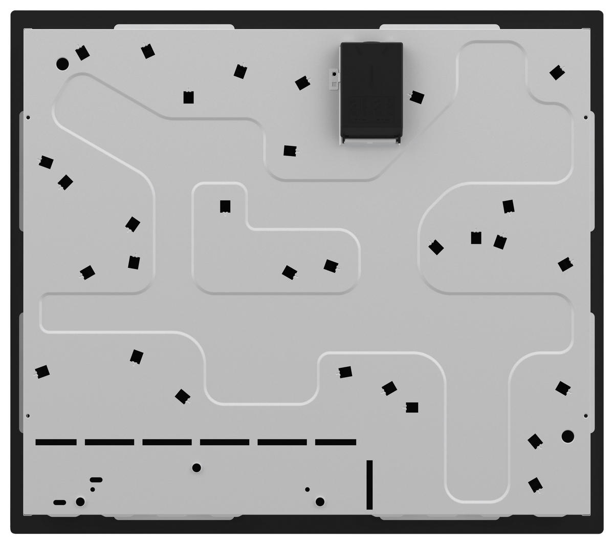 GLASKERAMIKKOCHFELD MC-6F6004R242  - Schwarz, Basics (52/51/59cm) - Midea