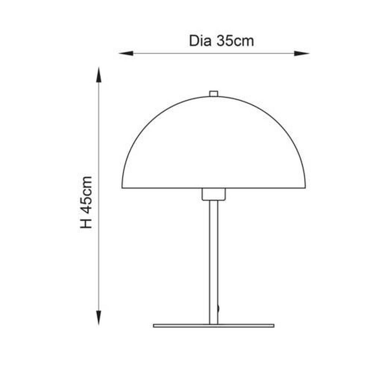 TISCHLEUCHTE 35/45 cm   - Goldfarben/Schwarz, Design, Metall (35/45cm) - ENDON