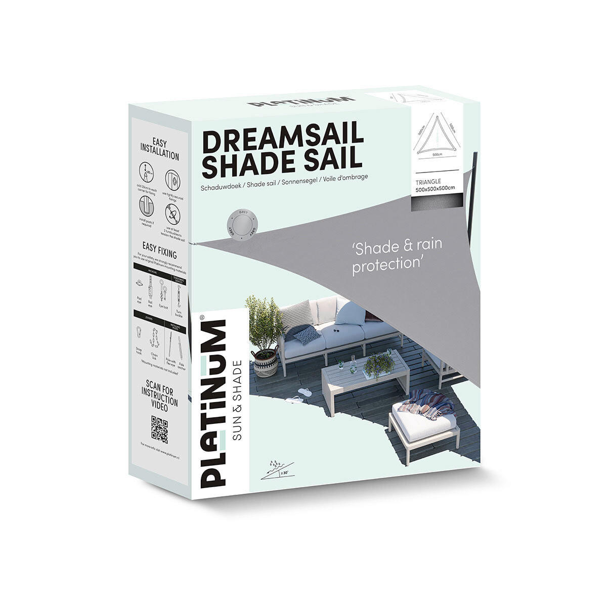 SONNENSEGEL  - Creme, MODERN, Textil (500/1/500cm) - Gardenson