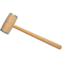 FLEISCHKLOPFER Woodline  - Buchefarben, Basics, Holz/Metall (32cm) - Justinus