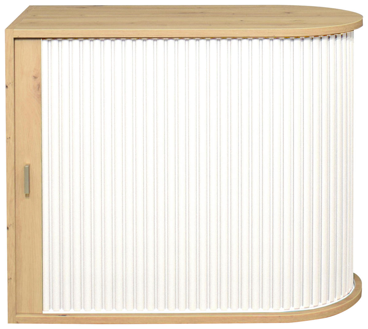 AKTENSCHRANK Weiß, Eiche Artisan  - Eiche Artisan/Weiß, MODERN, Holzwerkstoff/Kunststoff (69/85/44cm) - Livetastic
