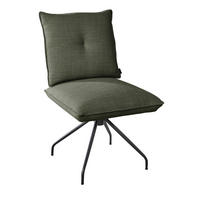 STUHL - Schwarz/Grün, Design, Textil/Metall (50/90/70cm) - Dieter Knoll
