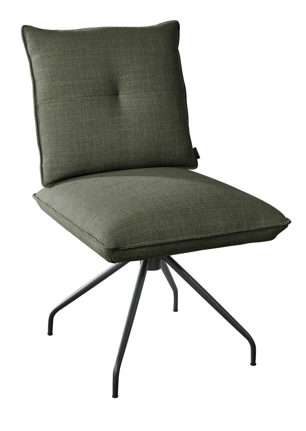 STUHL - Schwarz/Grün, Design, Textil/Metall (50/90/70cm) - Dieter Knoll