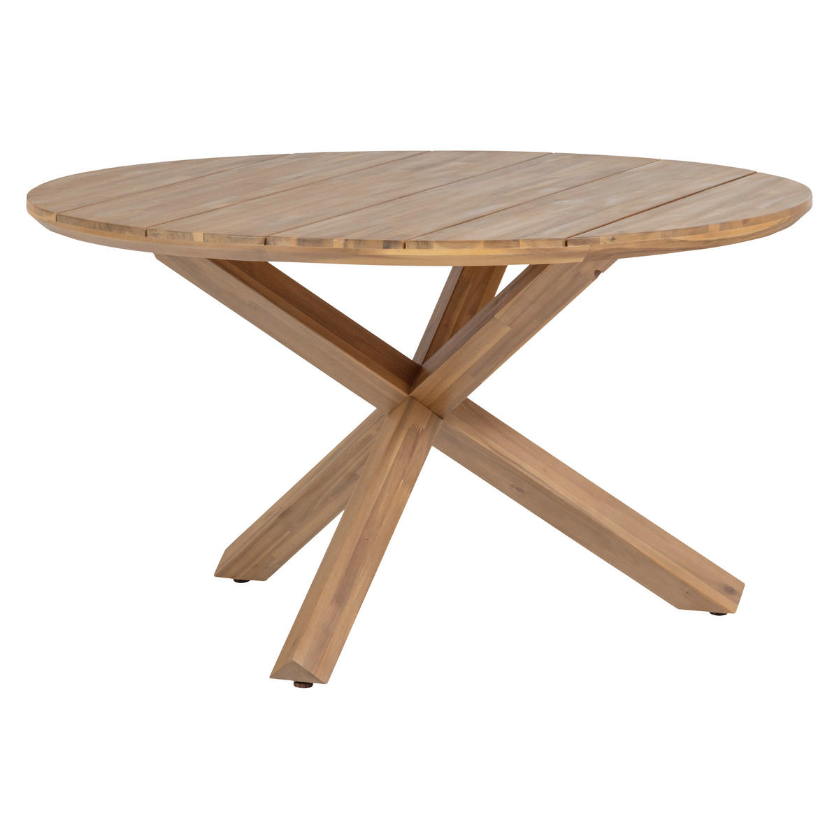 GARTENTISCH 135/135/76 cm Holz rund  - Naturfarben, MODERN, Holz (135/135/76cm) - Livetastic