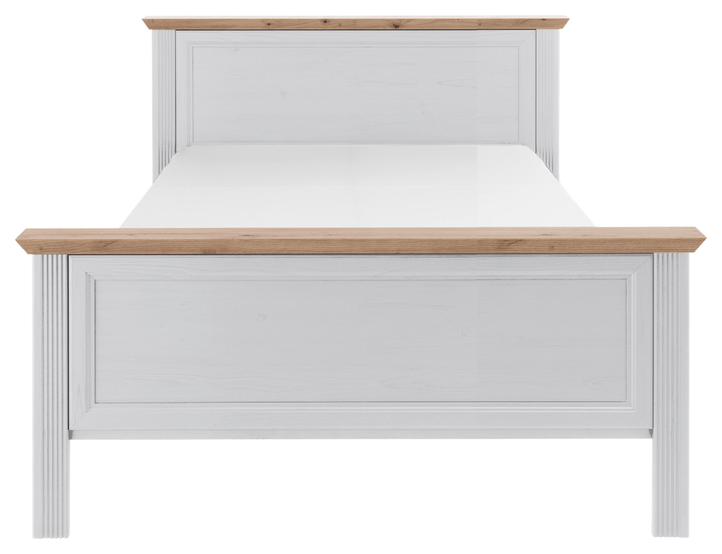 ÁGY  fehér, Artisan tölgy  - fekete/Artisan tölgy, Lifestyle, műanyag/faalapú anyag - Landscape