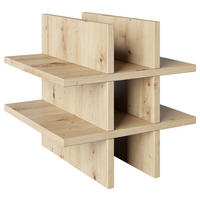 REGALEINSATZ - Eichefarben/Eiche Artisan, Basics, Holzwerkstoff (34/34/33,4cm) - MID.YOU