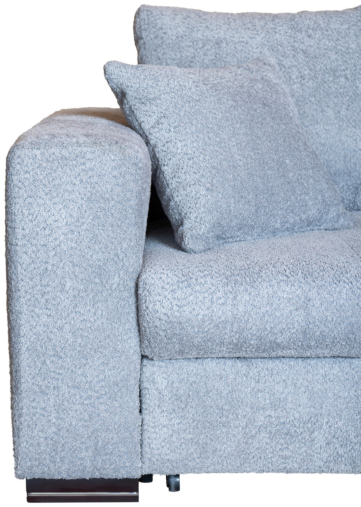 ECKSOFA in Webstoff Grau  - Braun/Grau, KONVENTIONELL, Holz/Textil (170/235cm) - Carryhome