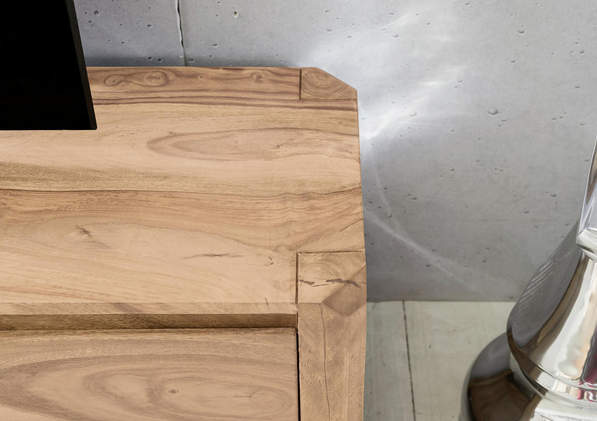 LOWBOARD  in 140/40/35 cm  - Akaziefarben, Design, Holz (140/40/35cm) - MID.YOU