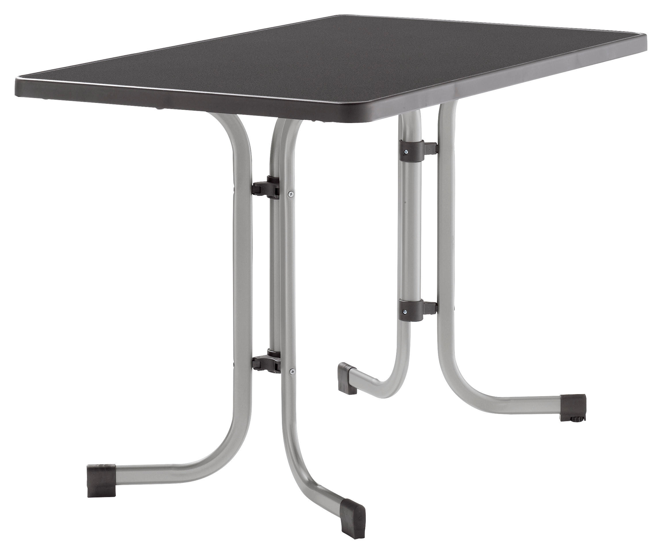 GARTENTISCH 115/70/72 cm Holzwerkstoff rechteckig  - Graphitfarben, MODERN, Holzwerkstoff/Metall (115/70/72cm) - Sieger