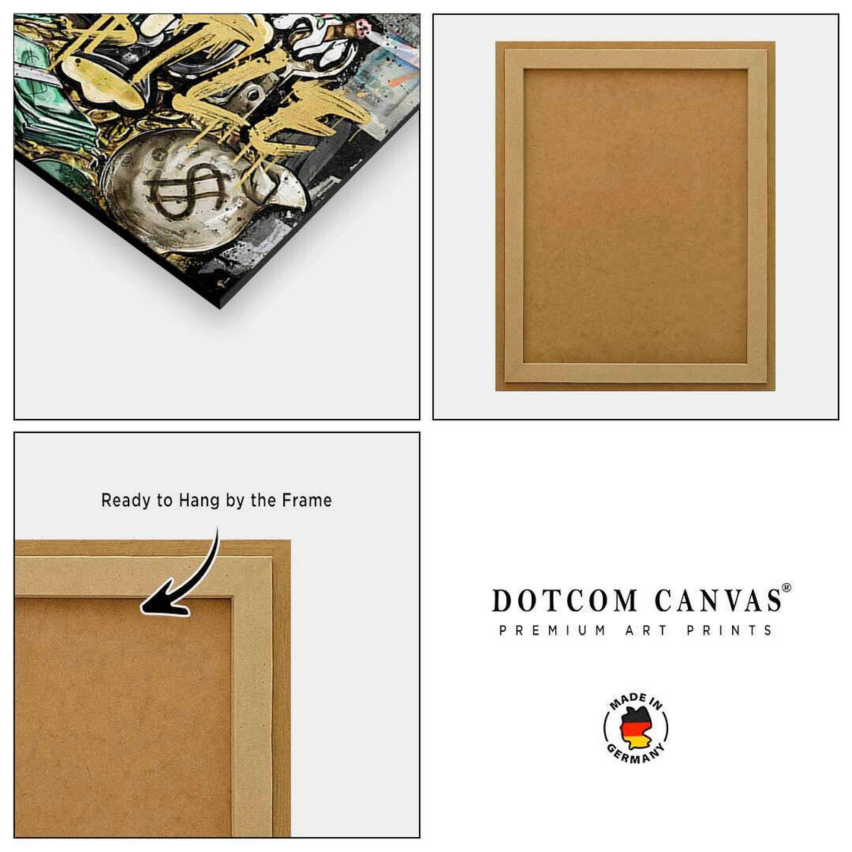 KUNSTDRUCK 78/116 cm  - Multicolor, Basics, Holz (78/116cm)