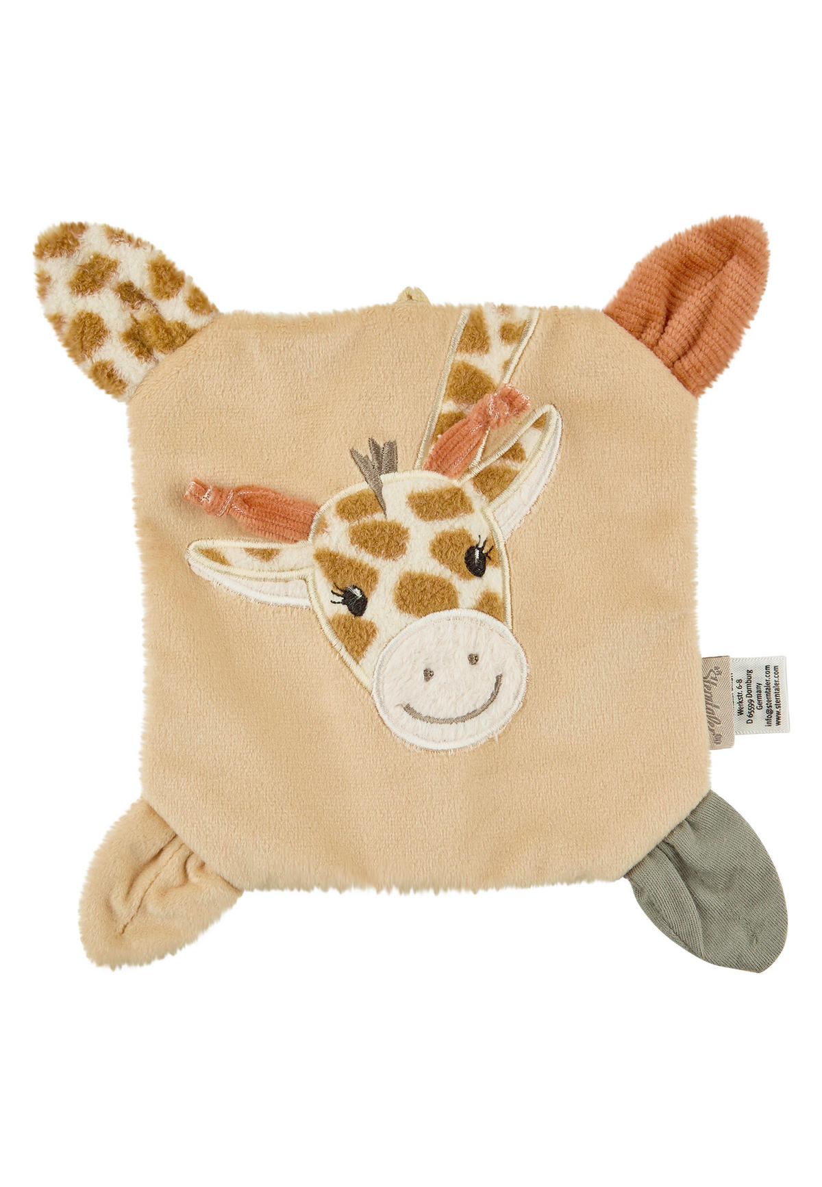 WÄRMETIER Giraffe Kaya  - Dunkelgelb, Basics, Textil (15/15/3cm) - Sterntaler