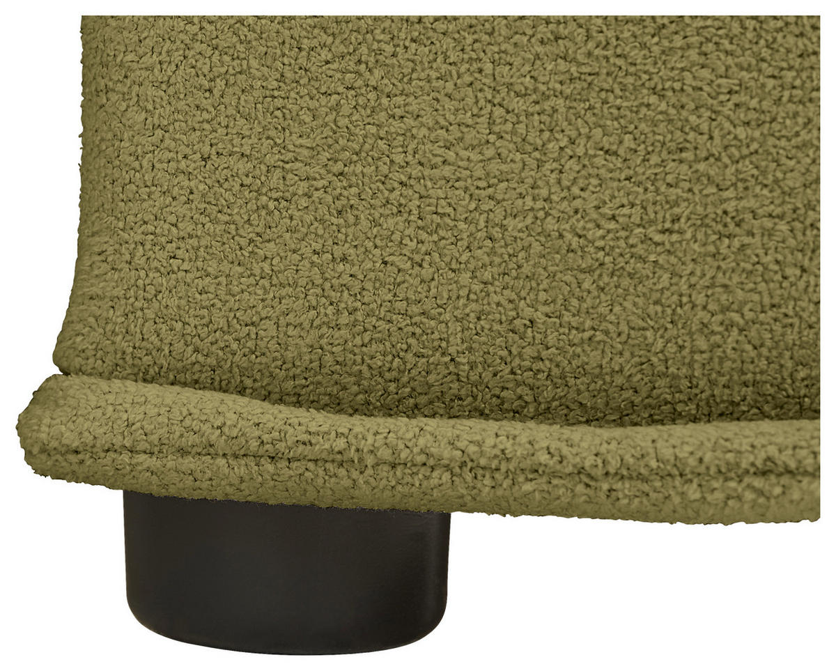 SCHLAFSOFA  mit Liegefunktion, Schlafen auf Sitzhöhe, Rücken echt Webstoff Dunkelgrün  - Dunkelgrün/Schwarz, KONVENTIONELL, Kunststoff/Textil (256/83/115cm) - Carryhome