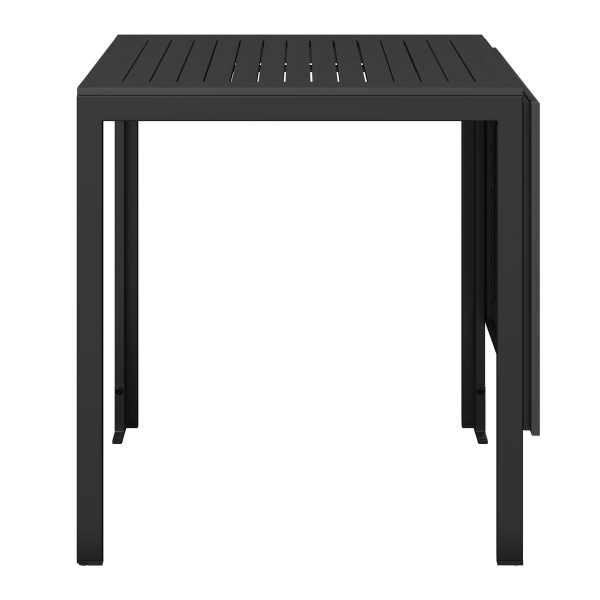 GARTENTISCH  - Dunkelgrau, MODERN, Kunststoff/Metall (123/70/75/70cm) - Ambia Garden