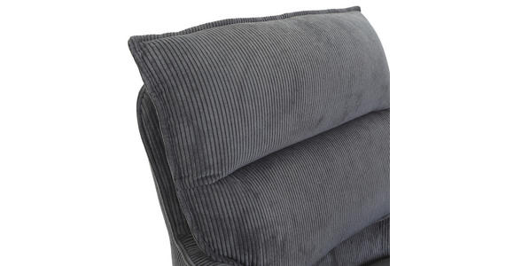 ARMLEHNSTUHL  Stoffauswahl, Sitzfläche 360° drehbar, automatische Rückholfunktion Cord  - Eichefarben/Anthrazit, Design, Holz/Textil (60/95/62cm) - Novel