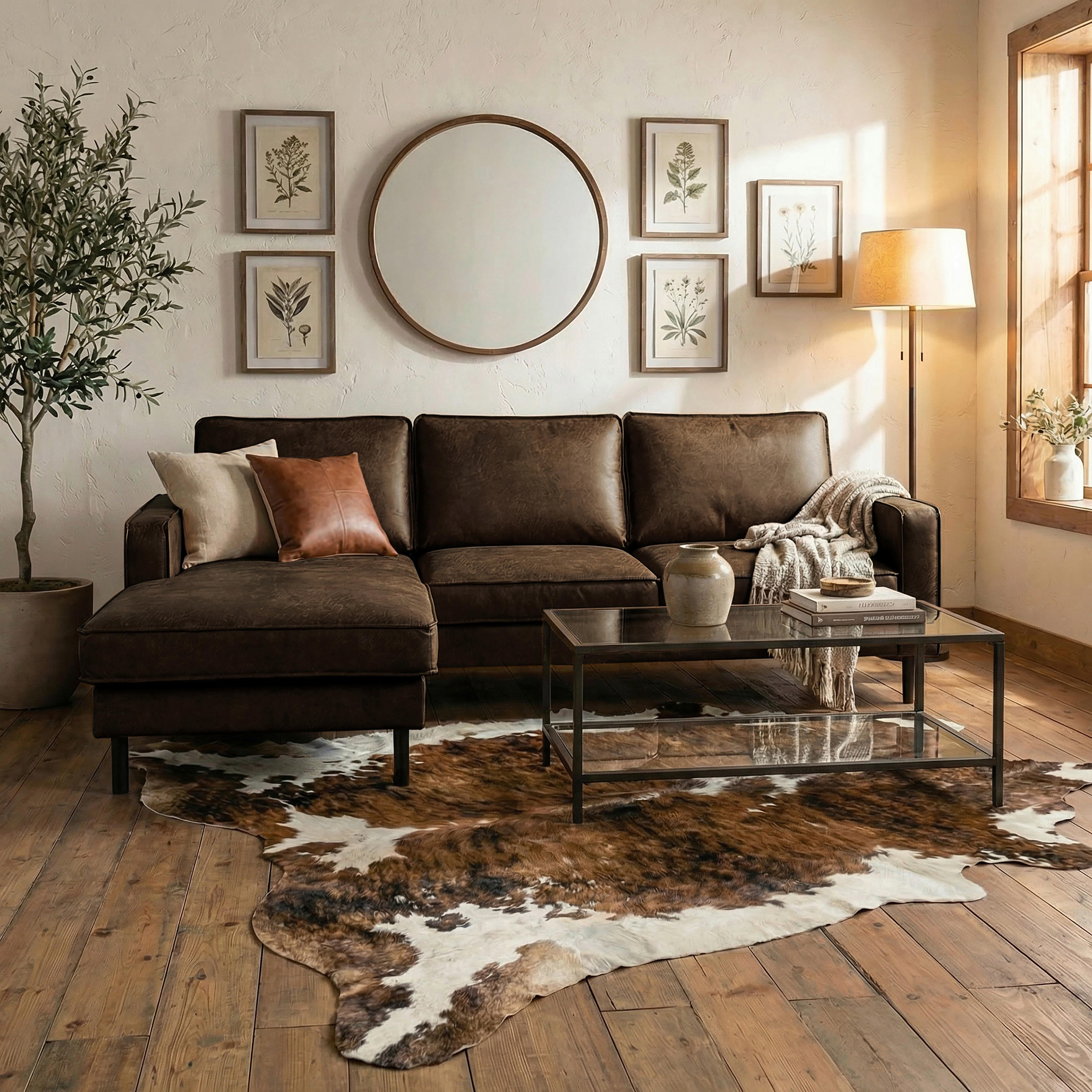 ECKSOFA Dunkelbraun Echtleder Lederlook Bettkasten, Schlaffunktion, Rücken echt  - Dunkelbraun/Schwarz, Design, Leder/Textil (166/238cm) - Livetastic