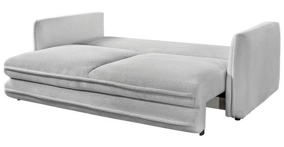 SCHLAFSOFA  mit Liegefunktion, Rücken echt Struktur Naturfarben  - Schwarz/Naturfarben, KONVENTIONELL, Kunststoff/Textil (237/94/117cm) - Carryhome