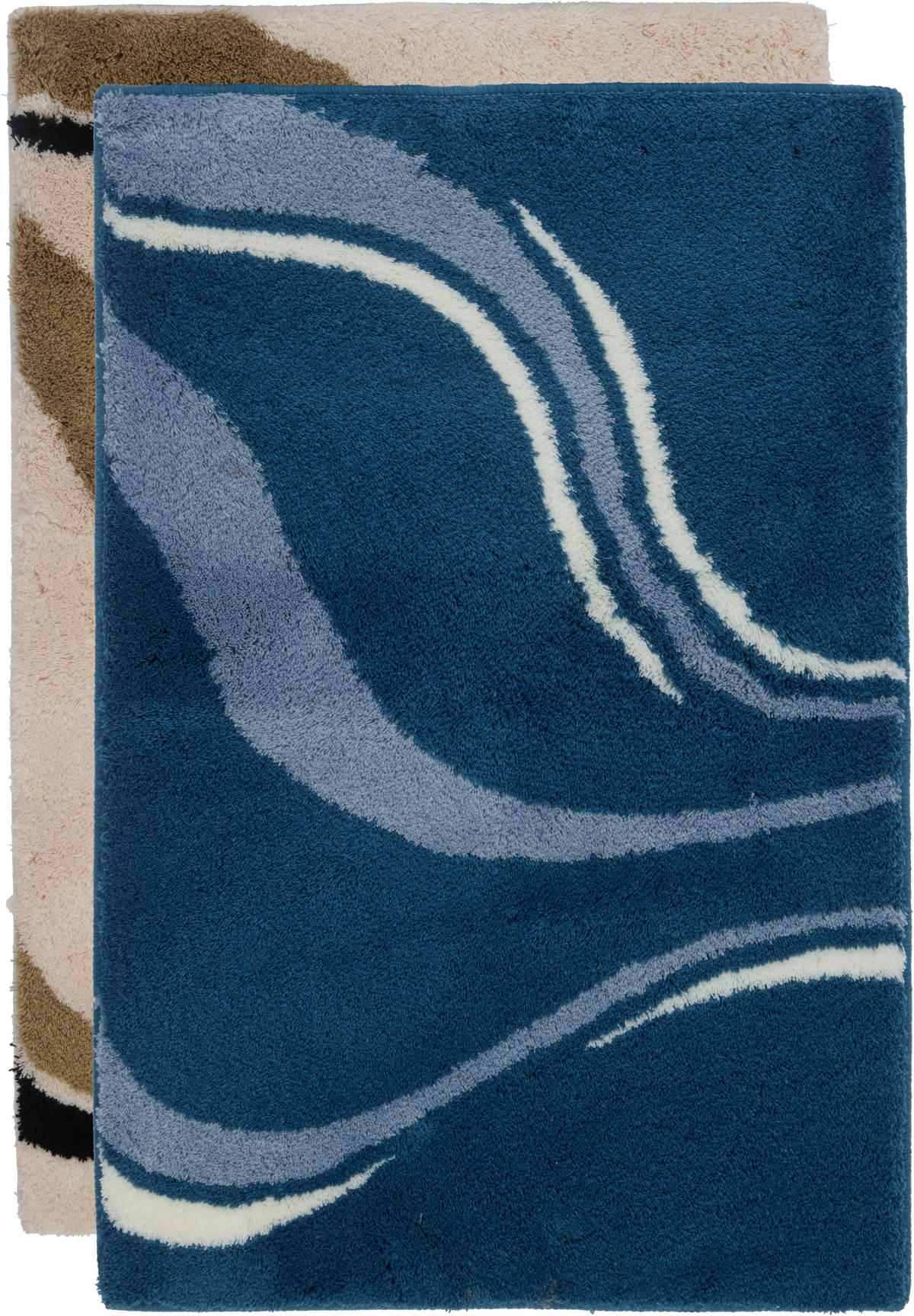 KOBEREC DO KOUPELNY,  - tmavě modrá, Design, textil/plast (60/2/90cm) - Kleine Wolke