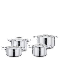 KOCHTOPFSET GOURMET  - Silberfarben, Basics, Metall - Spring